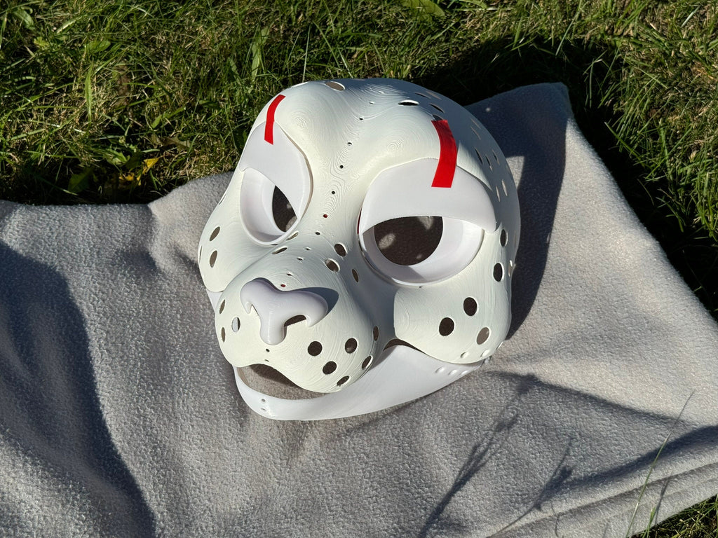 Cat 3D printed fursuit head base