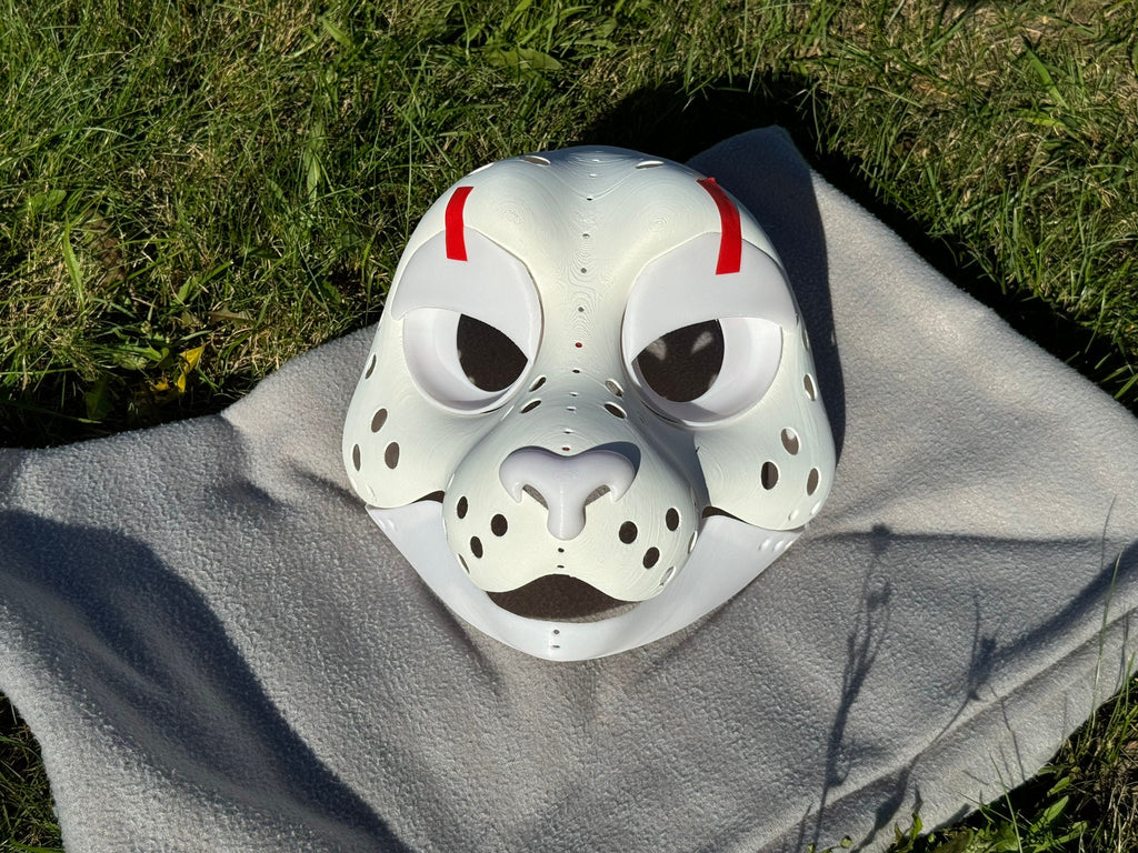 Cat 3D printed fursuit head base