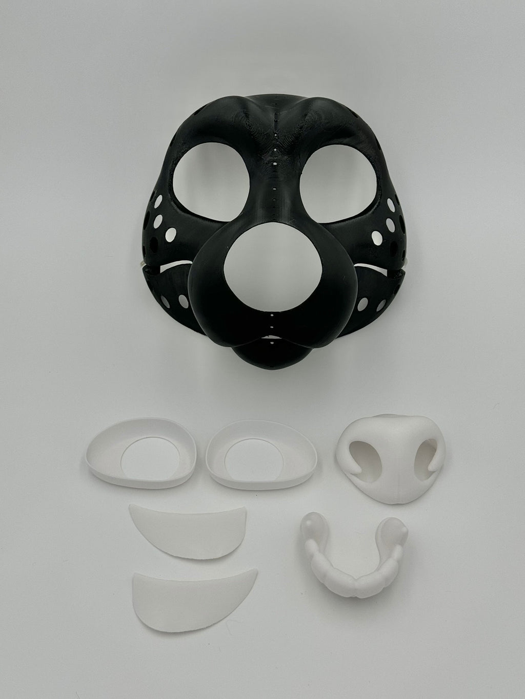 Pitbull 3D printed fursuit head base