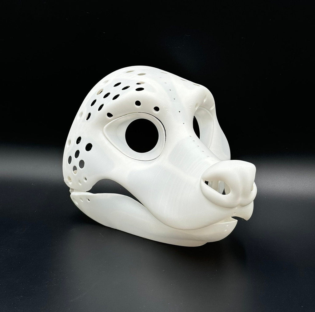 Opossum 3D printed fursuit head base
