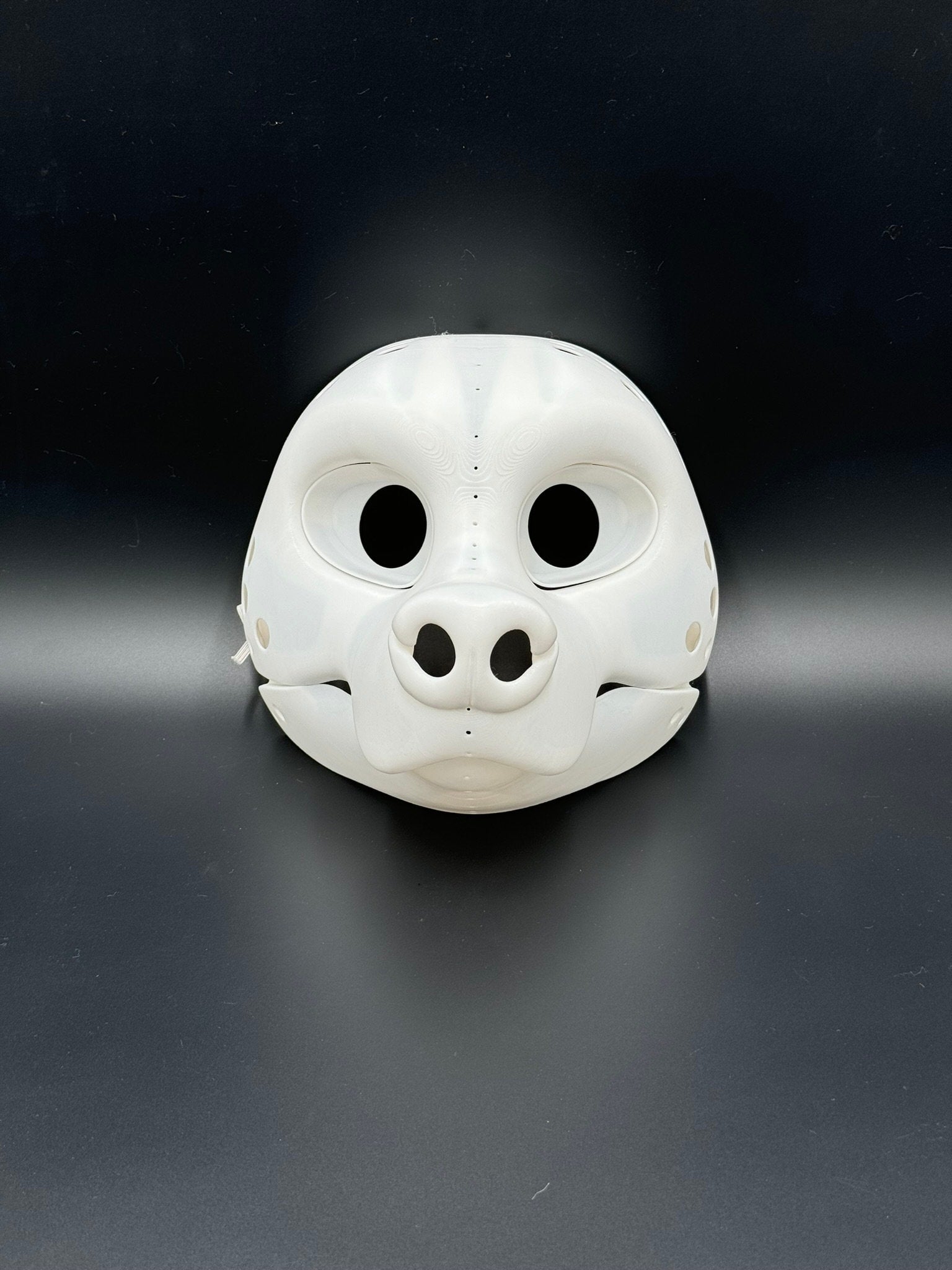 Black Bear 3D printed fursuit head base