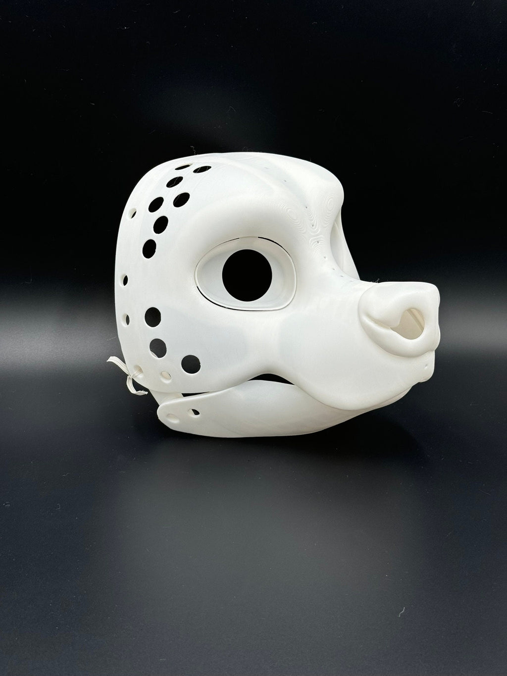 Black Bear 3D printed fursuit head base