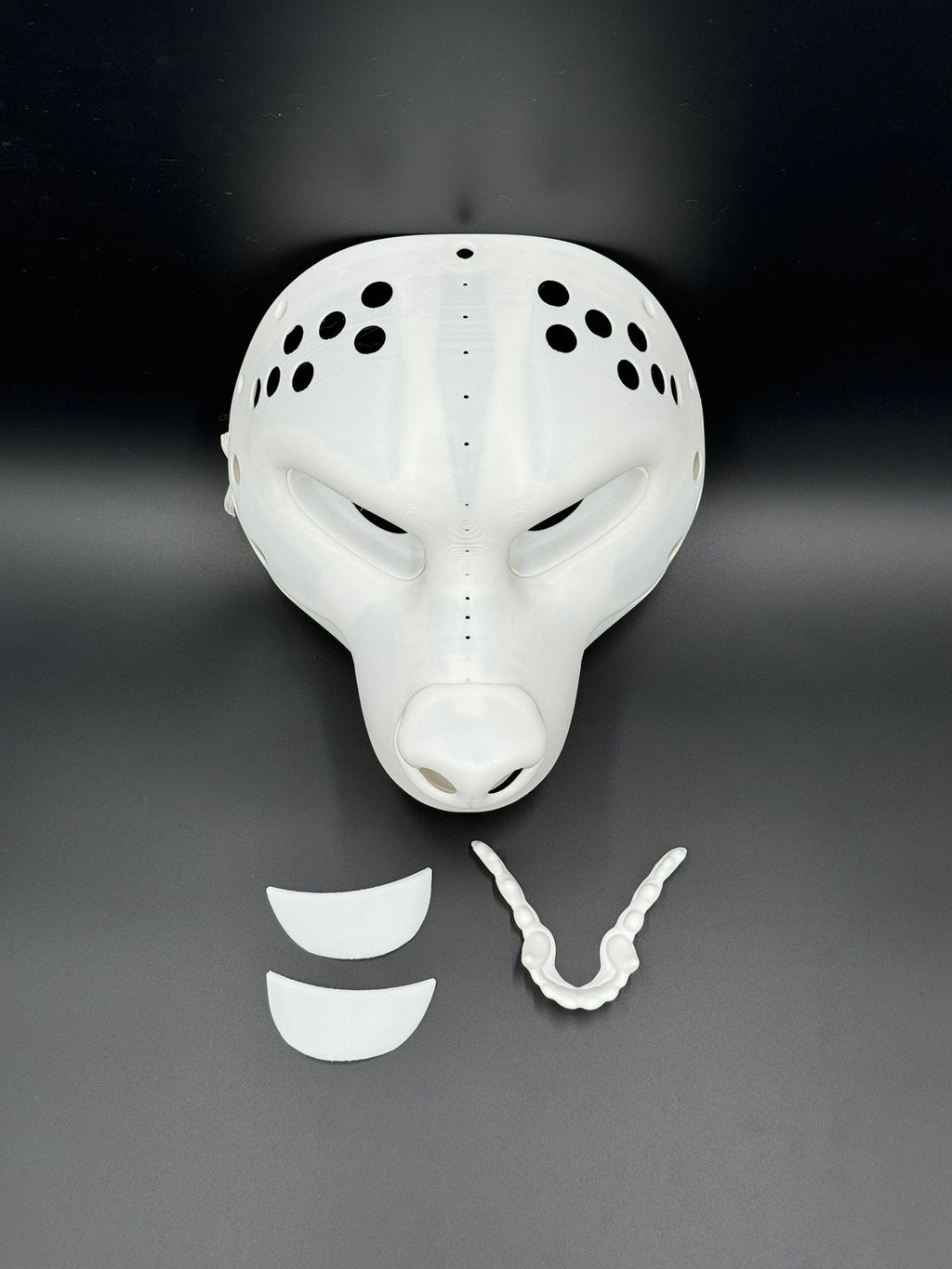 Black Bear 3D printed fursuit head base