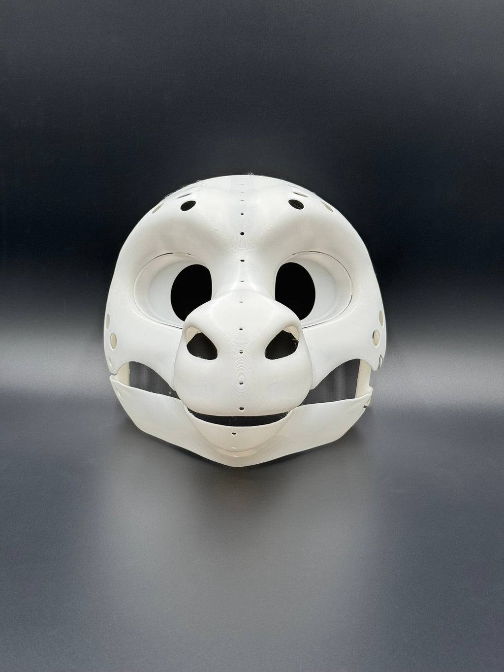 Triangular Dragon 3D printed fursuit head base