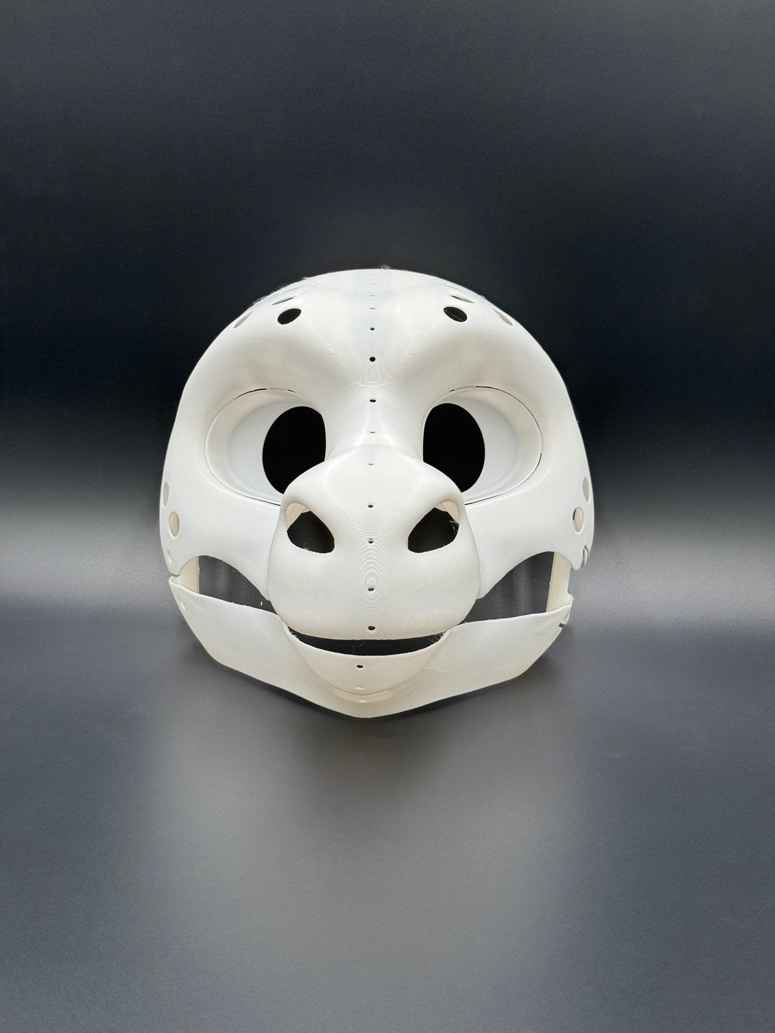 Triangular Dragon 3D printed fursuit head base