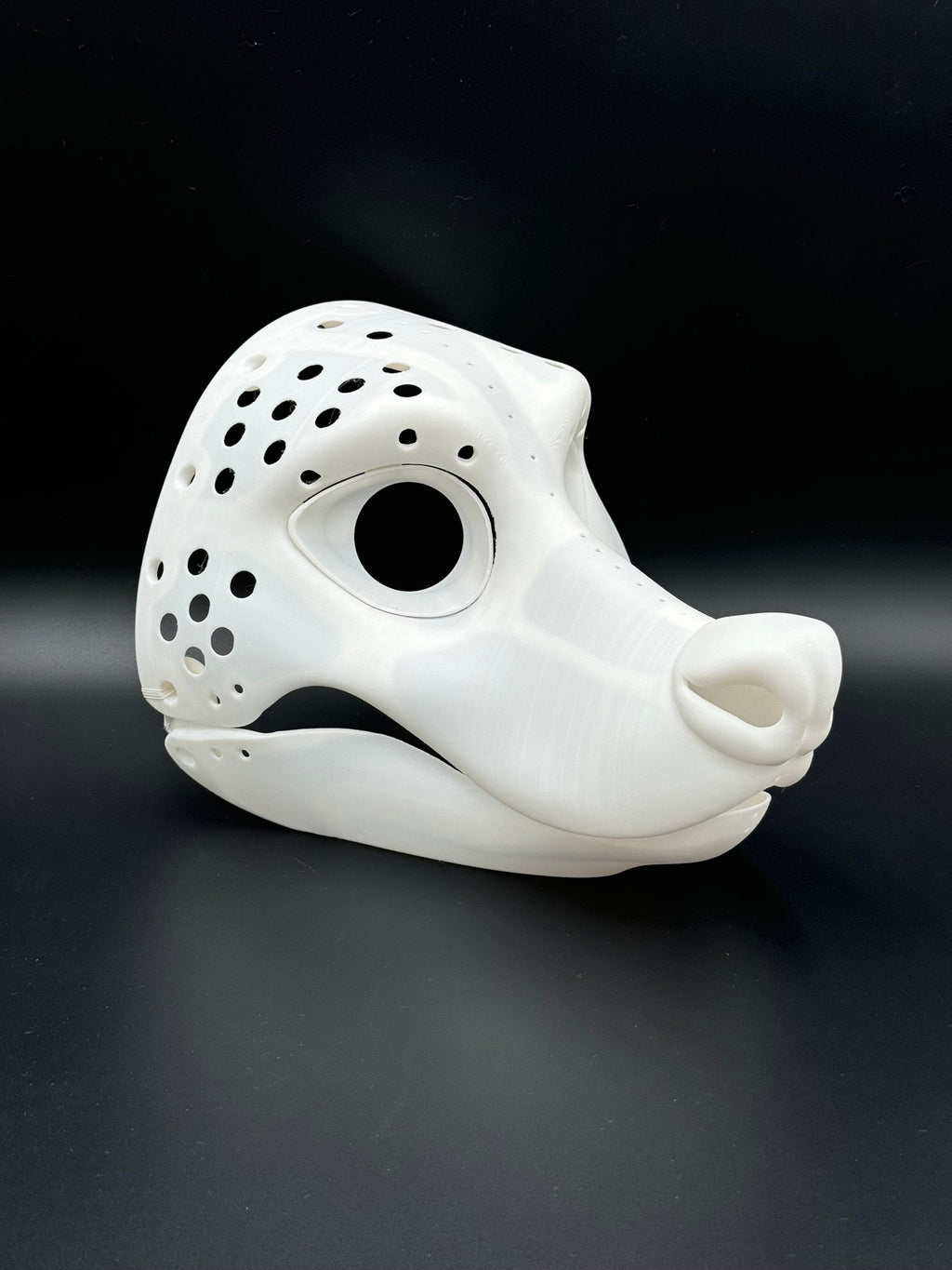 Opossum 3D printed fursuit head base