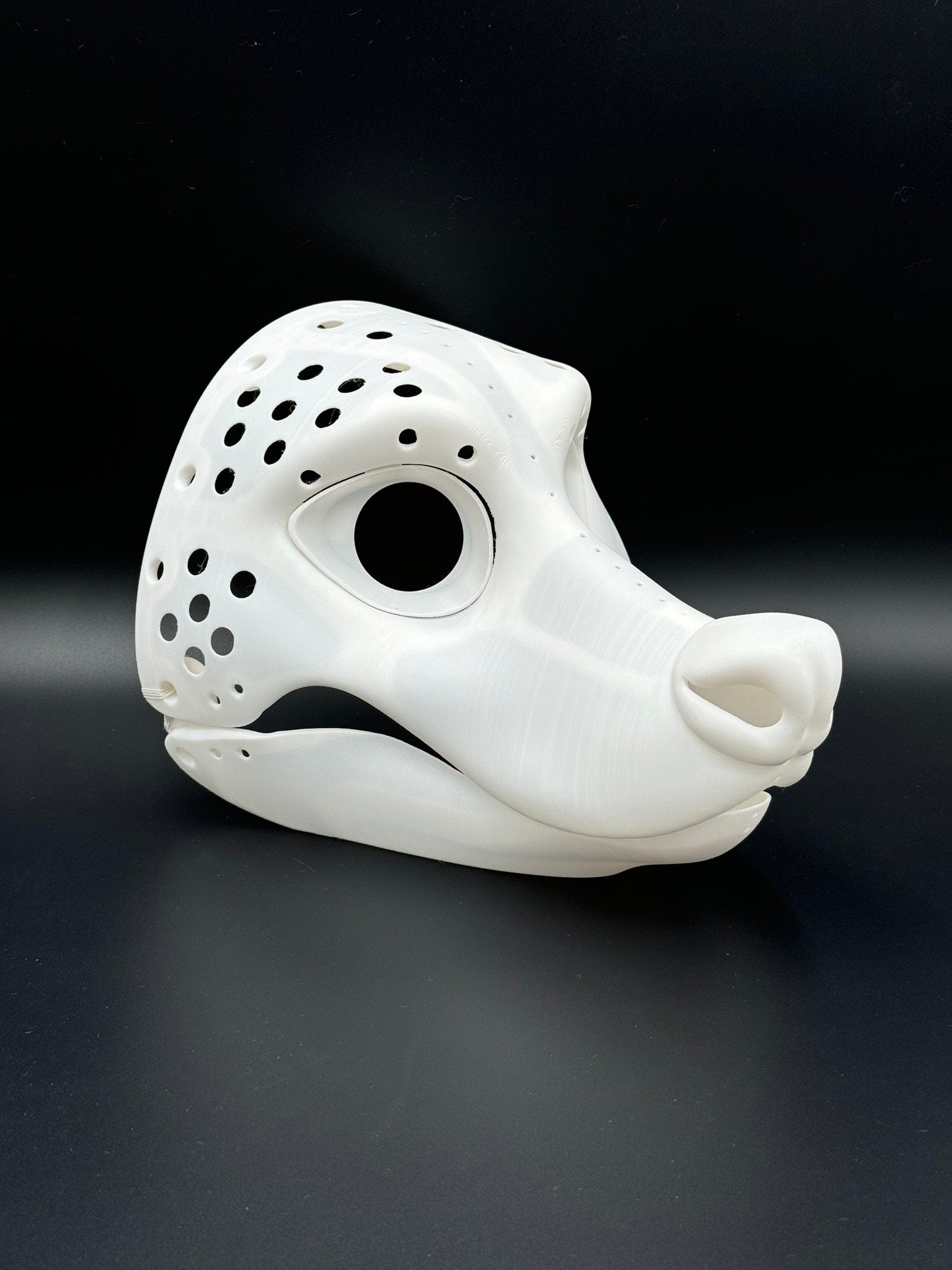 Opossum 3D printed fursuit head base