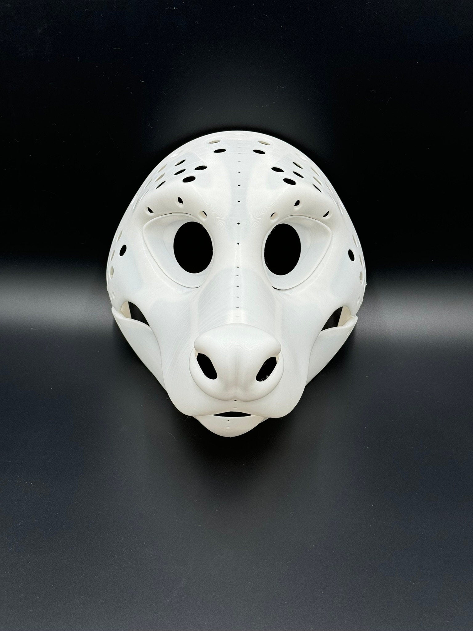 Opossum 3D printed fursuit head base