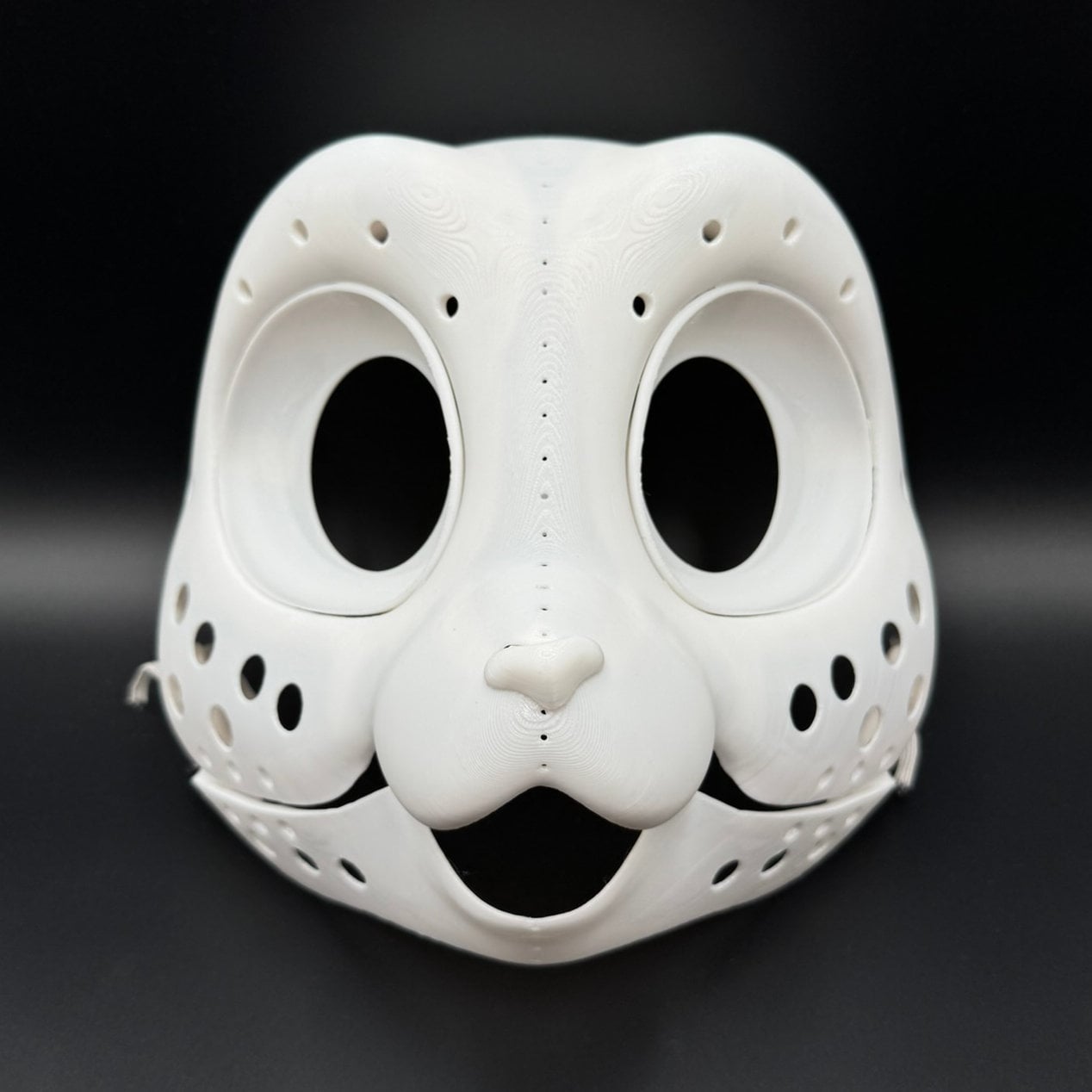 Kitty 3D printed fursuit head base