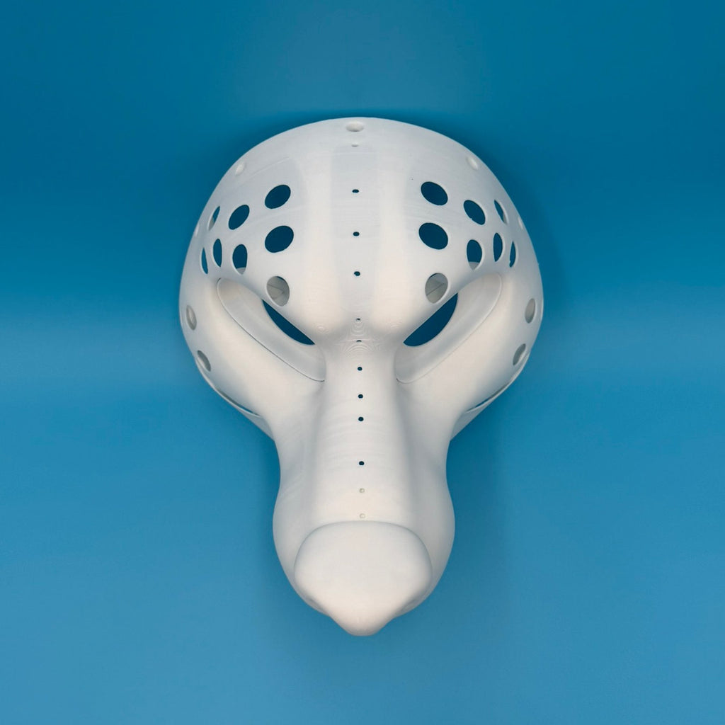 Wolf 3D printed fursuit head base