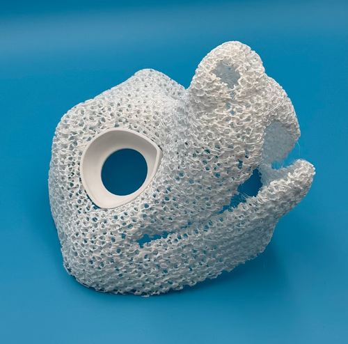 Canine Dog flexible TPU 3D printed fursuit head base