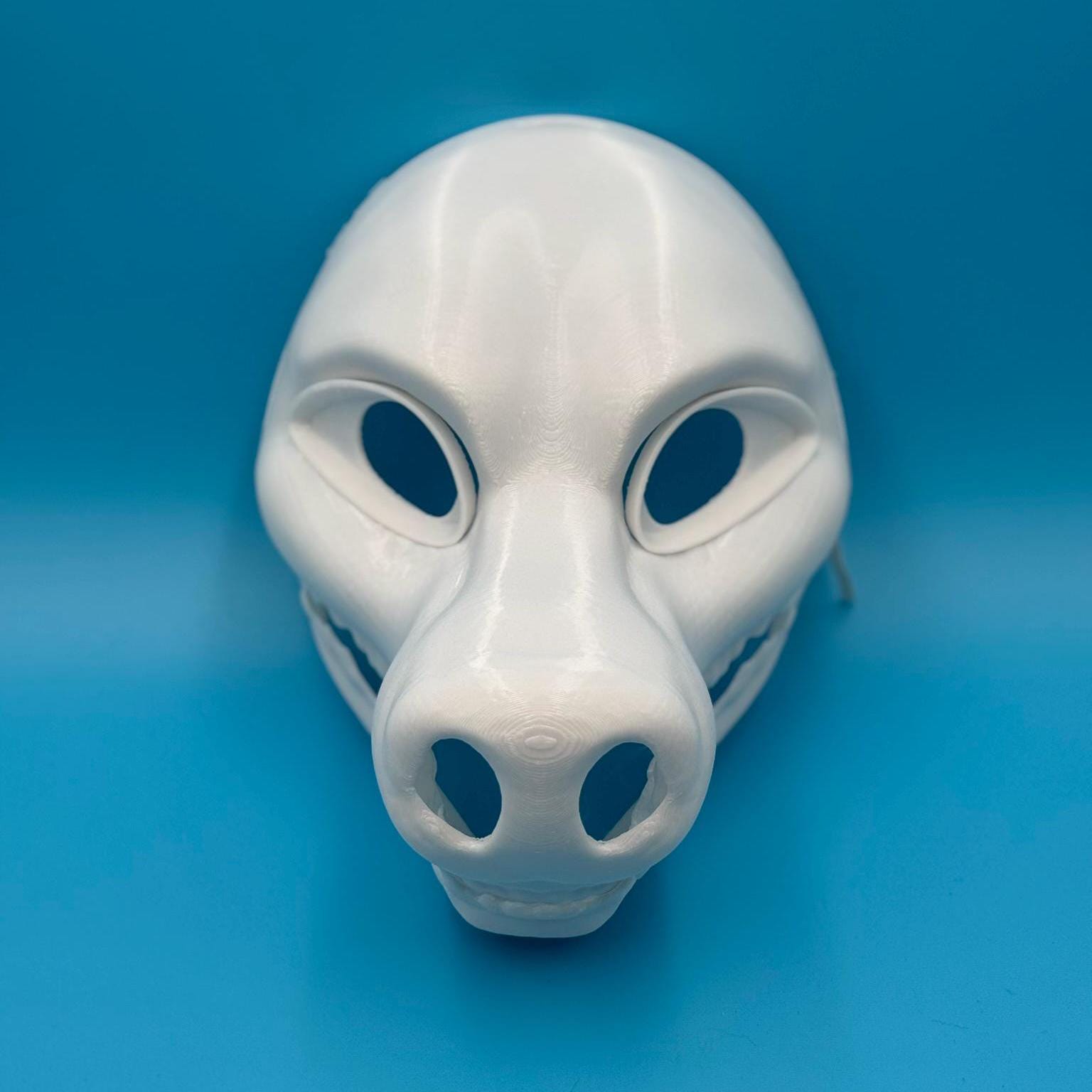 Toothy Dog 3D printed fursuit head base