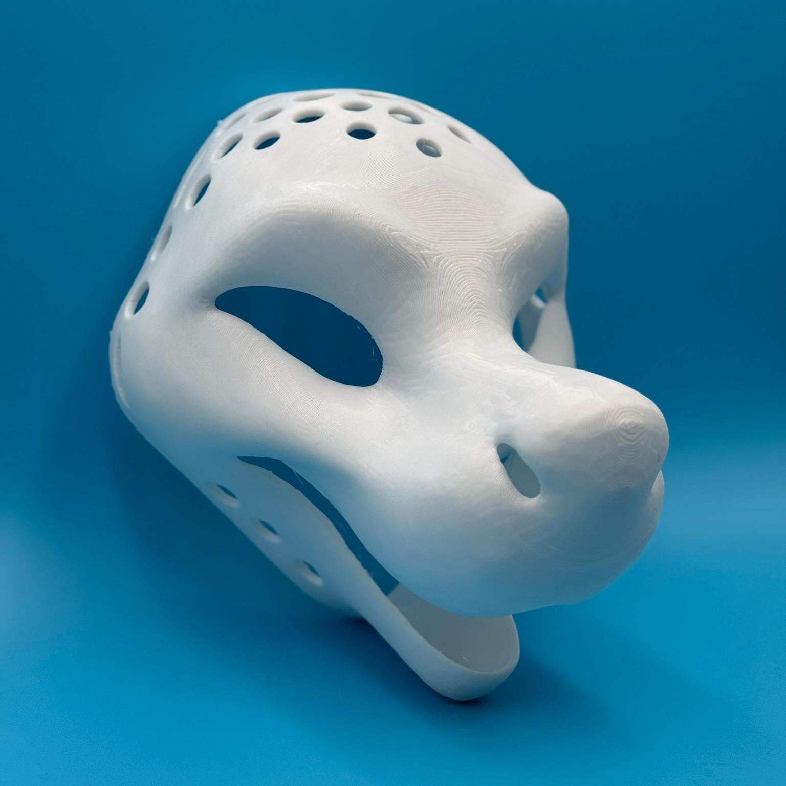 Manokit 3D printed fursuit head base