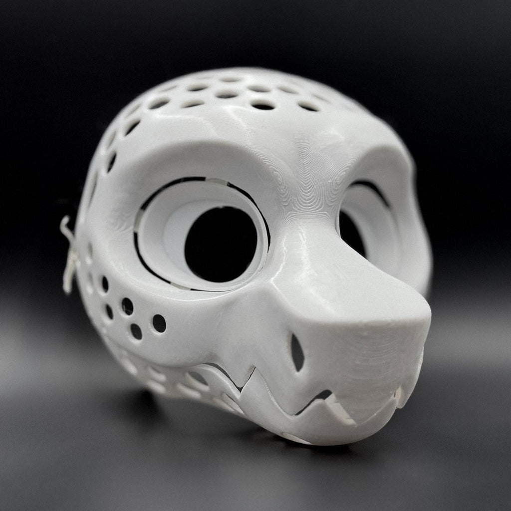 Wickerbeast 3D printed fursuit head base