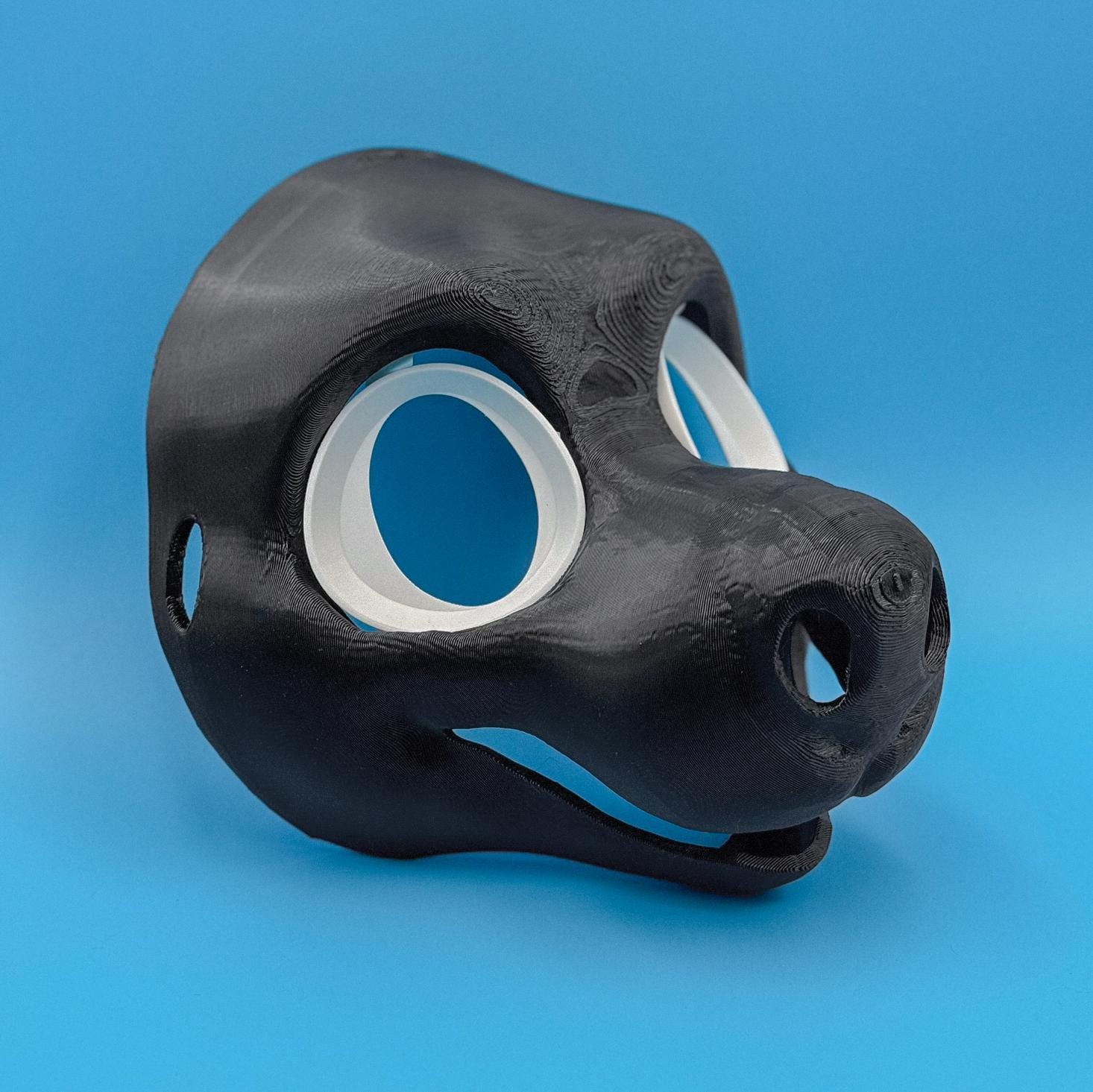 Toony Static Dog 3D printed fursuit head base