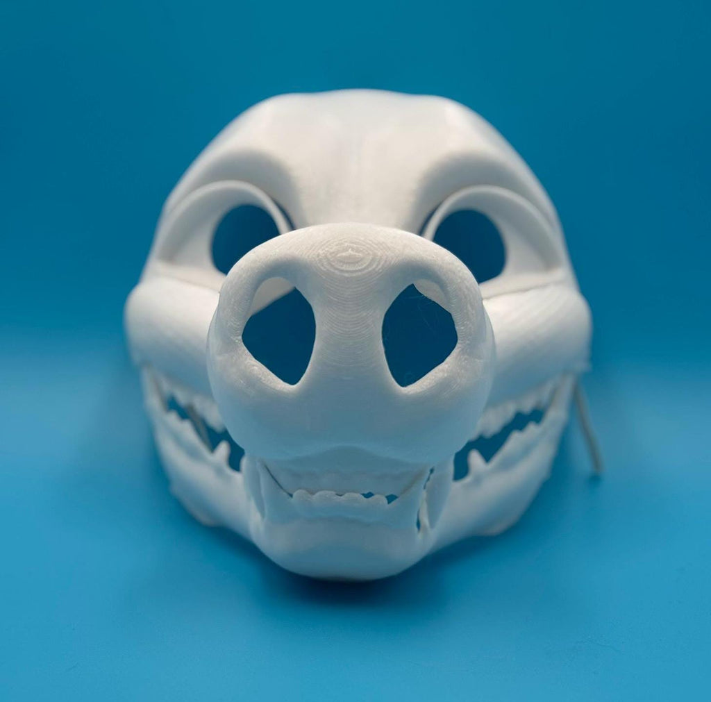 Toothy Dog 3D printed fursuit head base