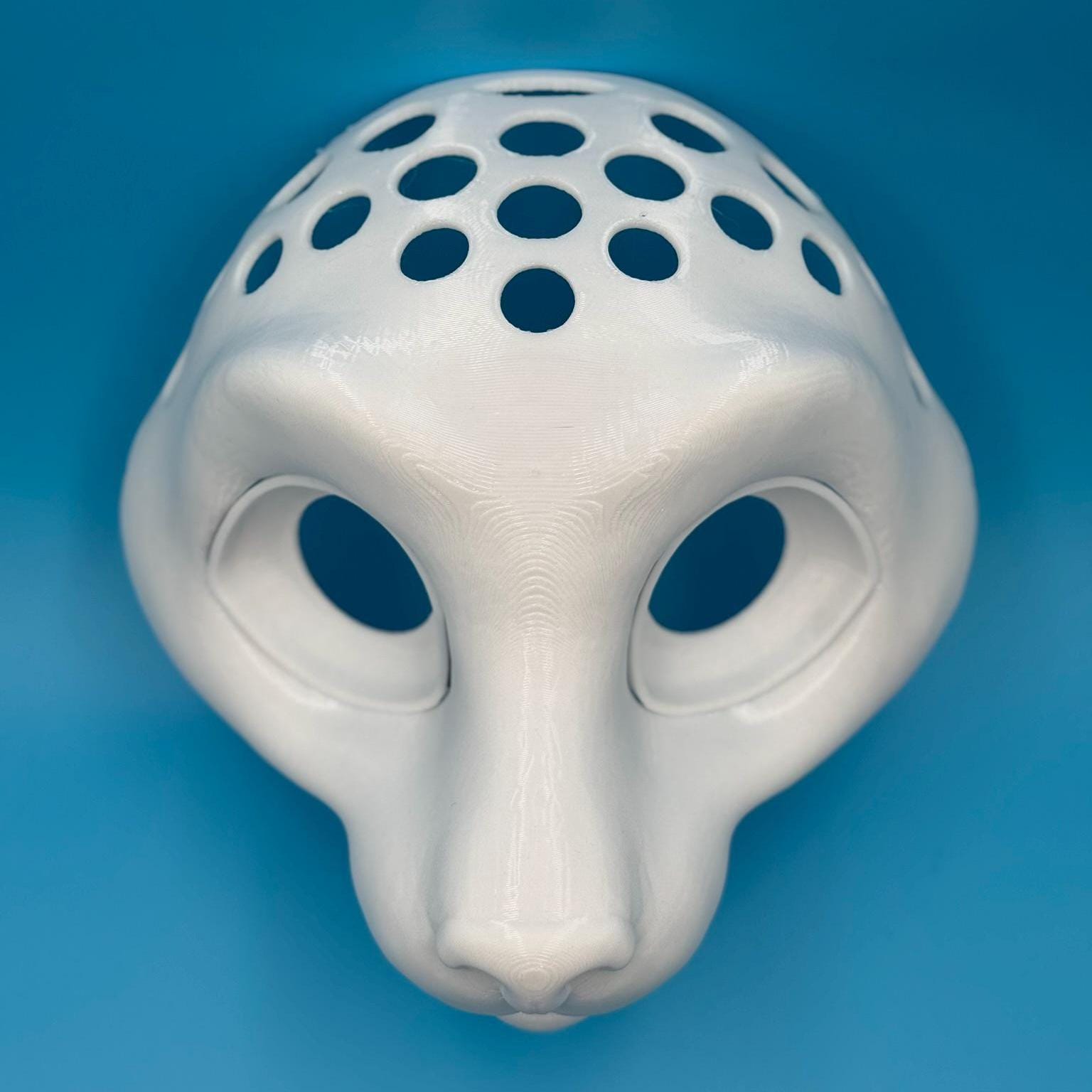 Cat 3D printed fursuit head base