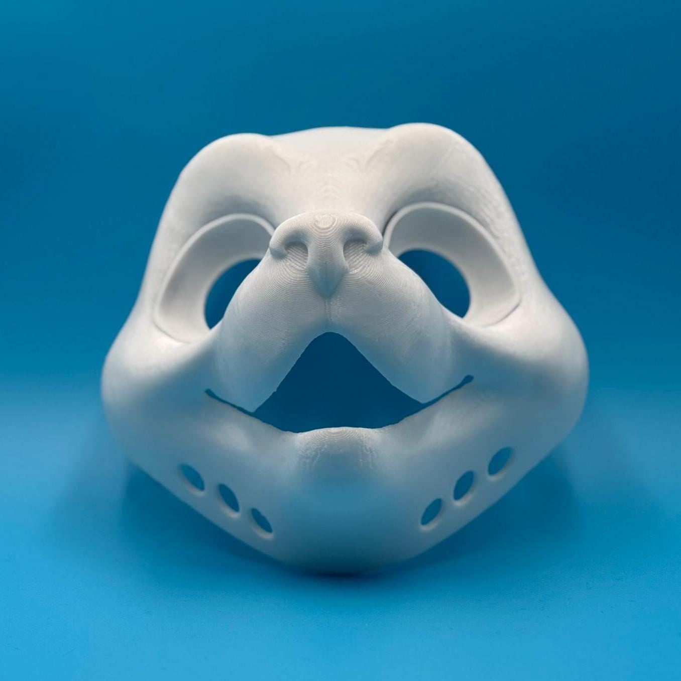 Cat 3D printed fursuit head base