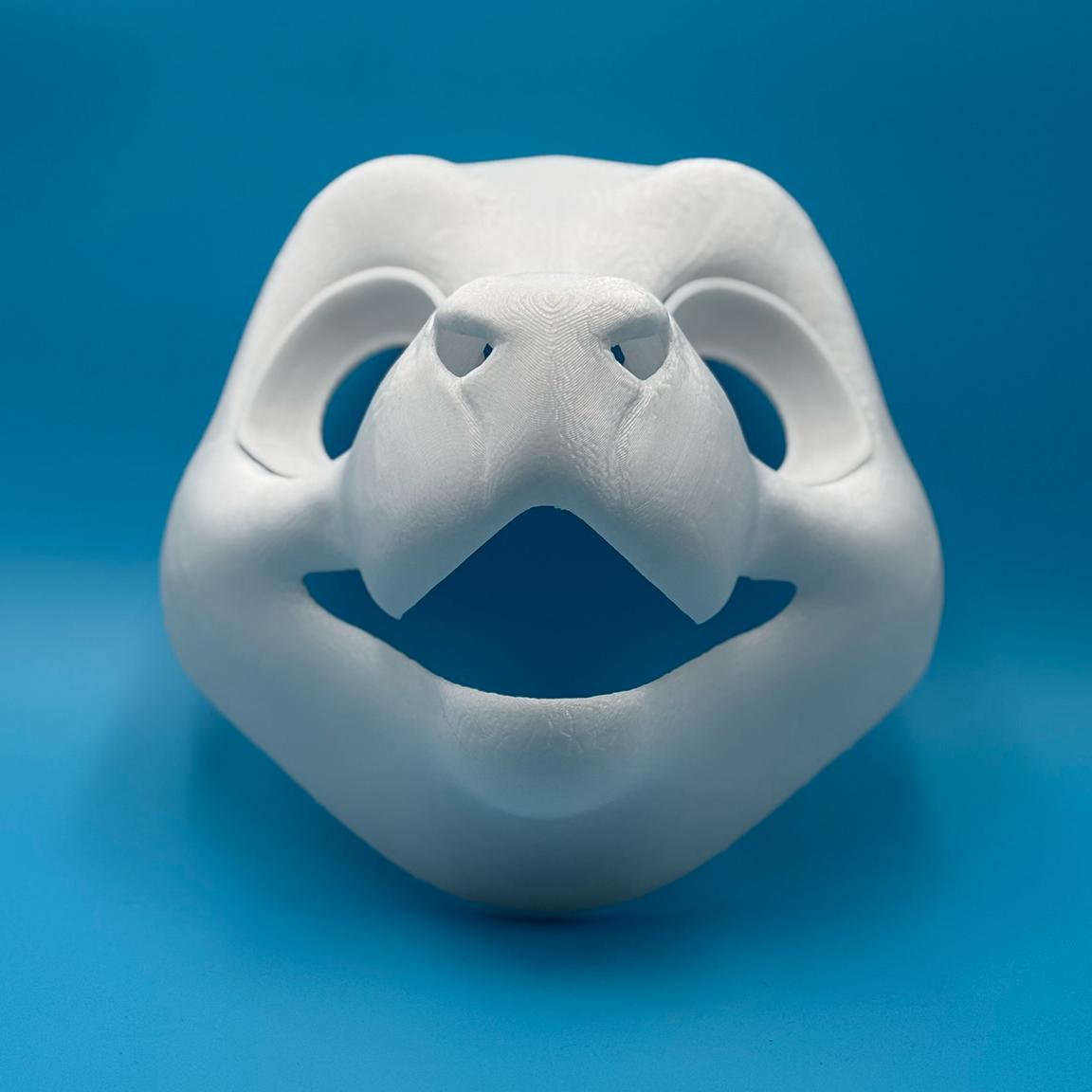 Deer 3D printed fursuit head base