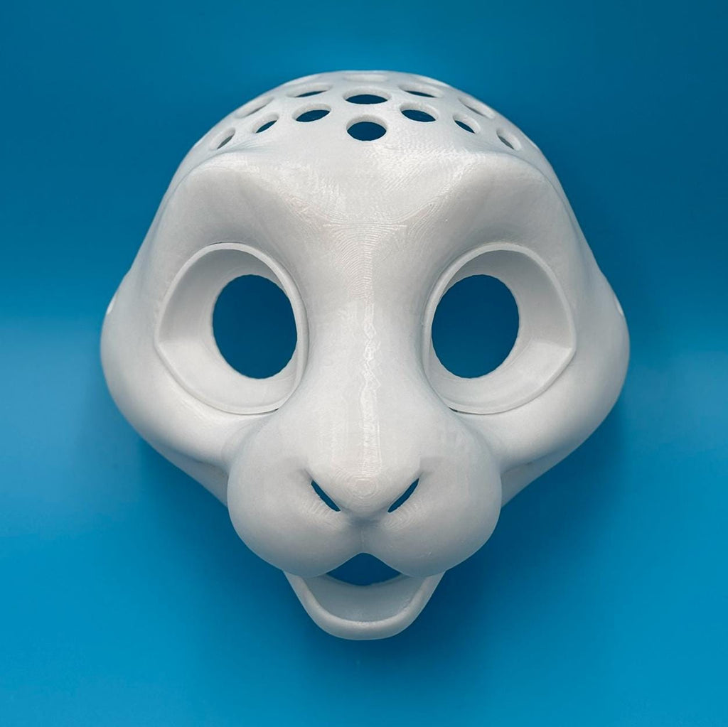 Bunny 3D printed fursuit head base