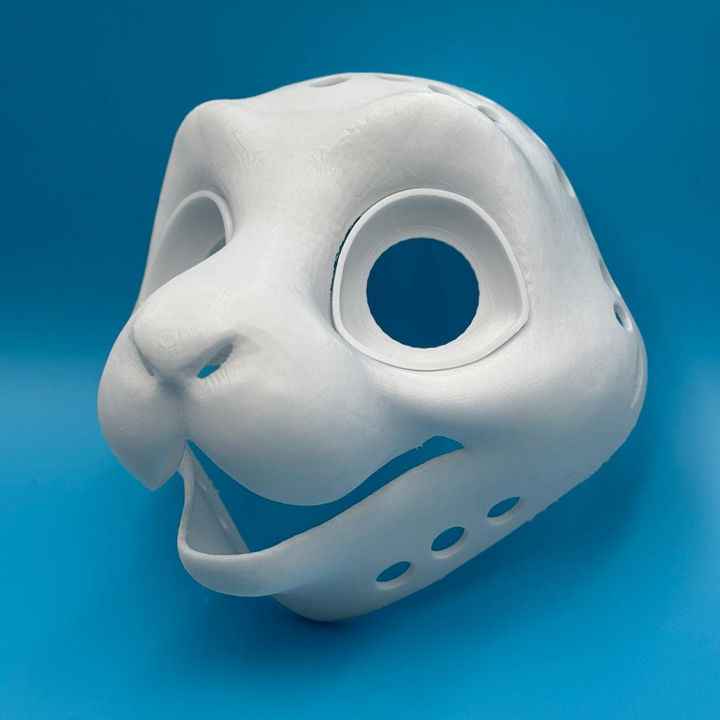 Bunny 3D printed fursuit head base