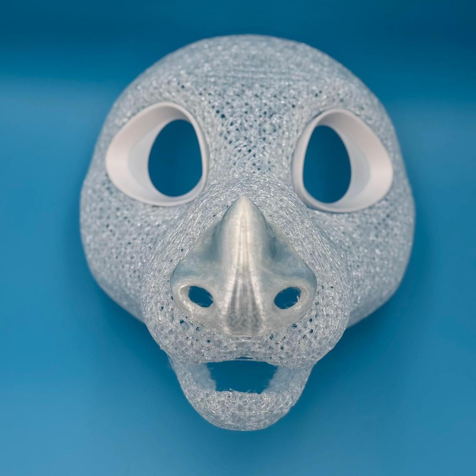 Leaf Nosed Bat 3D printed fursuit head base