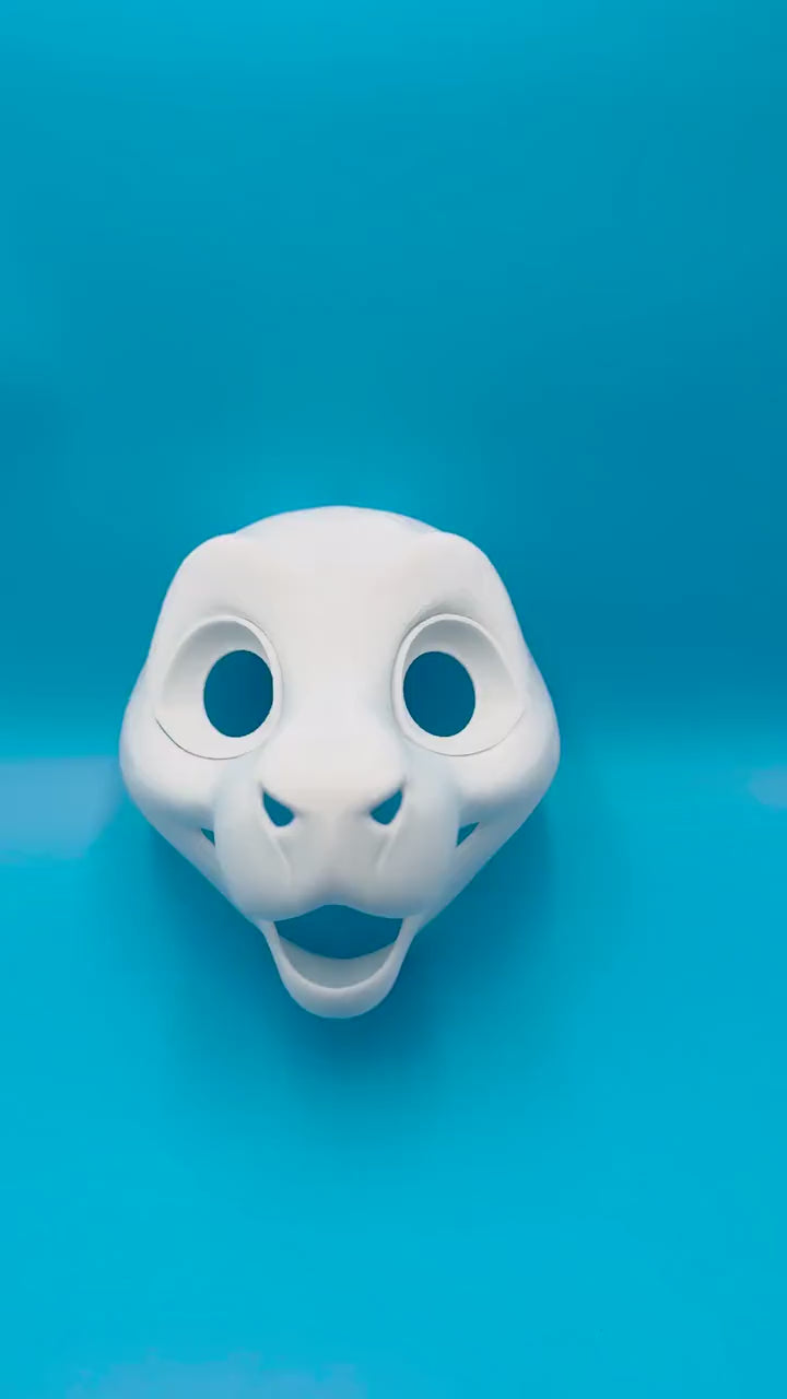Deer Static 3D printed fursuit head base video