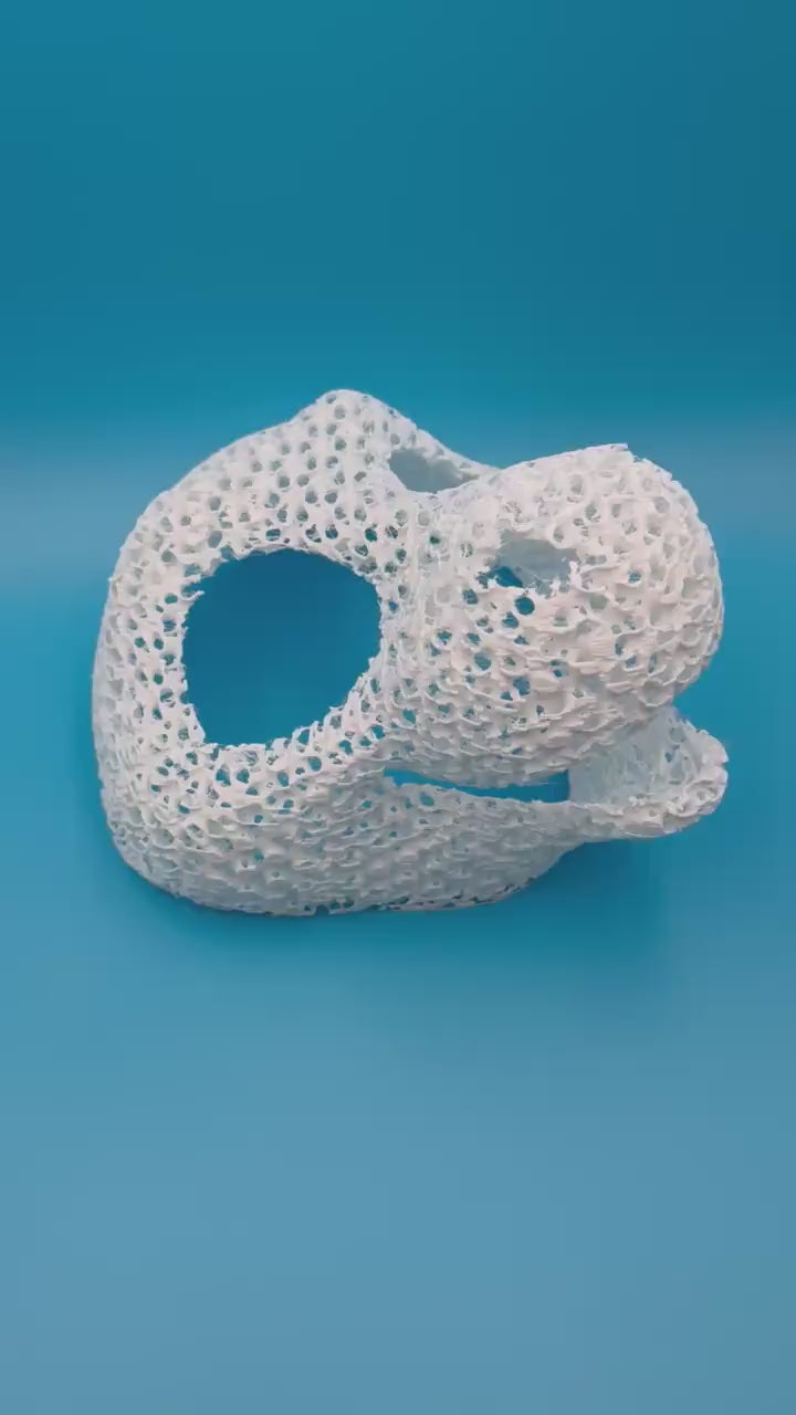 Dutch Angel Dragon TPU 3D printed fursuit head base video