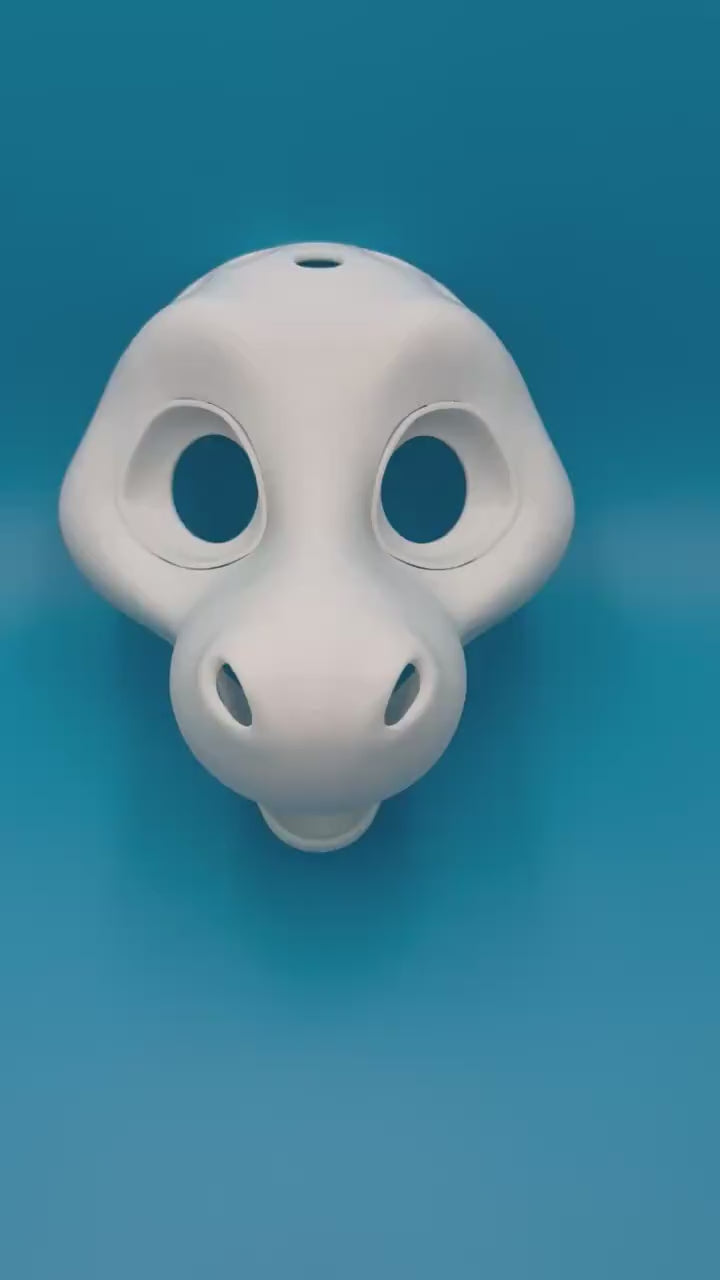 Dutch Angel Dragon 3D printed fursuit head base video